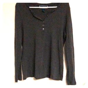 Long sleeve V Neck with buttons